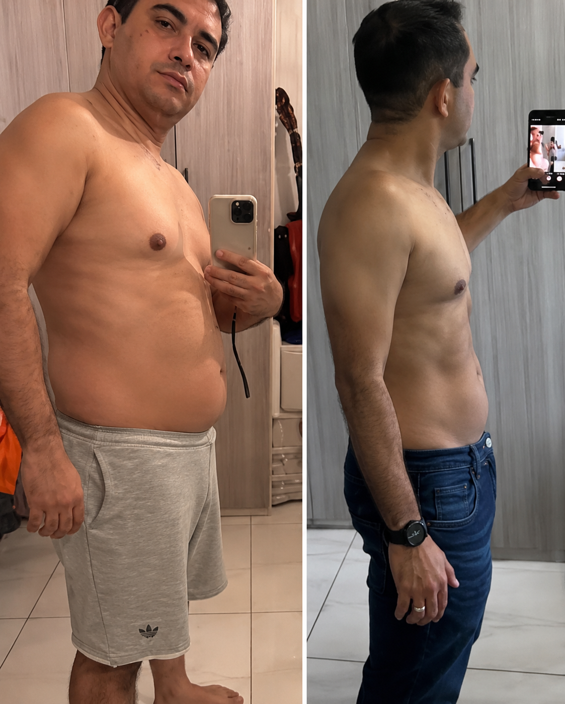 Transformação real com o Sistema Código Metabólico - antes e depois